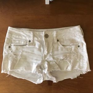 American Eagle White Shorts